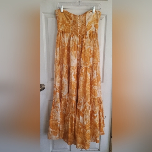 Zimmerman Mae Tie Tiered All Over Floral Print Maxi Dress, Size 2 100% Linen - Picture 6 of 12